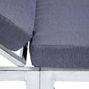 Chelsea Outdoor Chaise Lounge Chair With Side Table and Removable Cushions - Elax Furniture