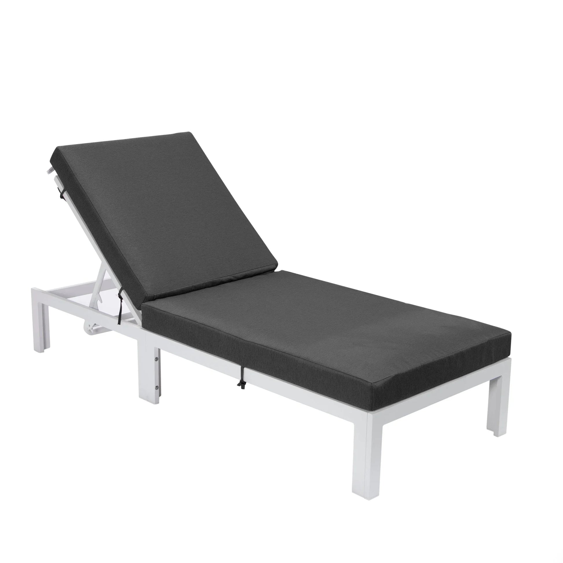 Chelsea Aluminum Outdoor Chaise Lounge Chair with Removable Cushions - Elax Furniture