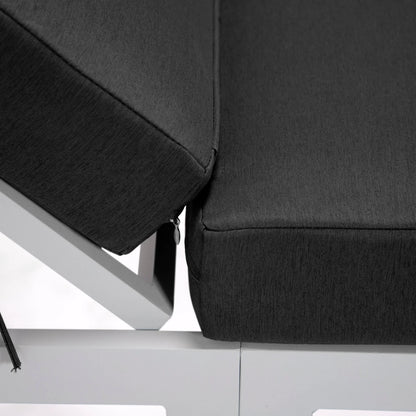 Chelsea Aluminum Outdoor Chaise Lounge Chair with Removable Cushions - Elax Furniture