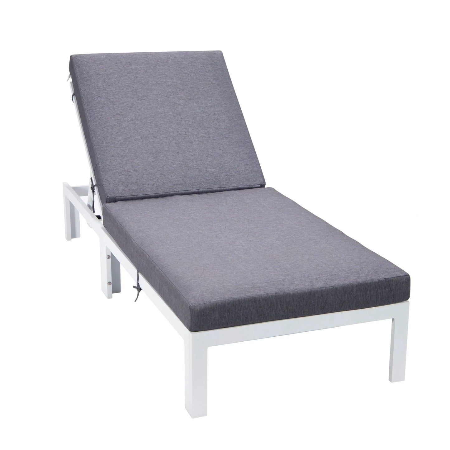Chelsea Aluminum Outdoor Chaise Lounge Chair with Removable Cushions - Elax Furniture