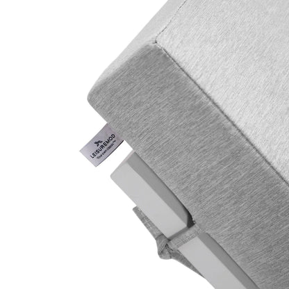 Chelsea Modern Outdoor White Chaise Lounge Chair With Cushions Set of 2 - Elax Furniture