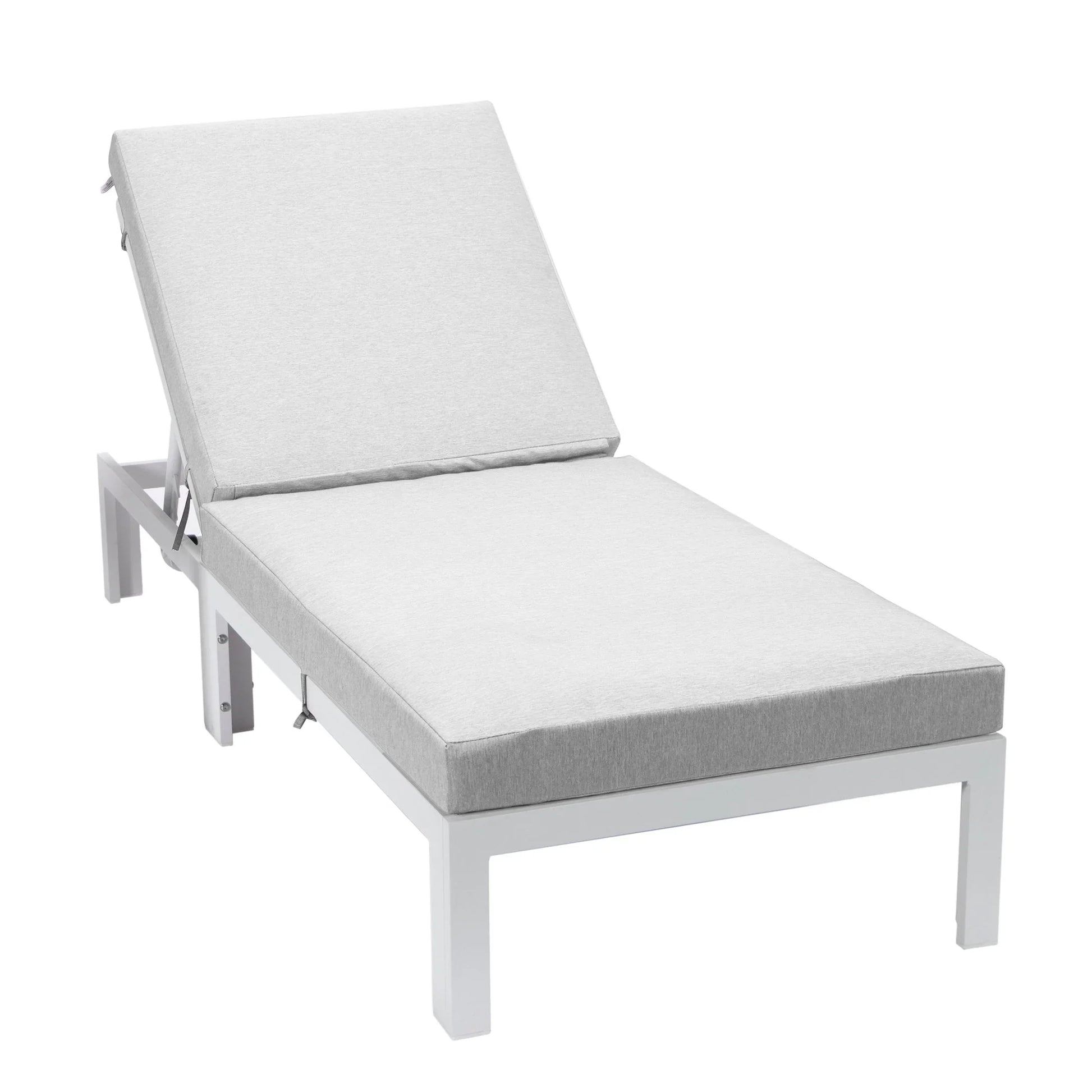 Chelsea Aluminum Outdoor Chaise Lounge Chair with Removable Cushions - Elax Furniture