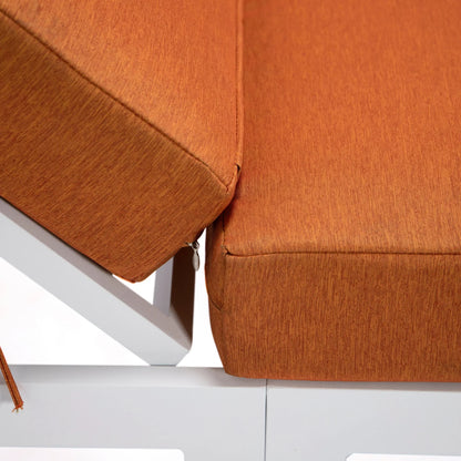 Chelsea Aluminum Outdoor Chaise Lounge Chair with Removable Cushions - Elax Furniture