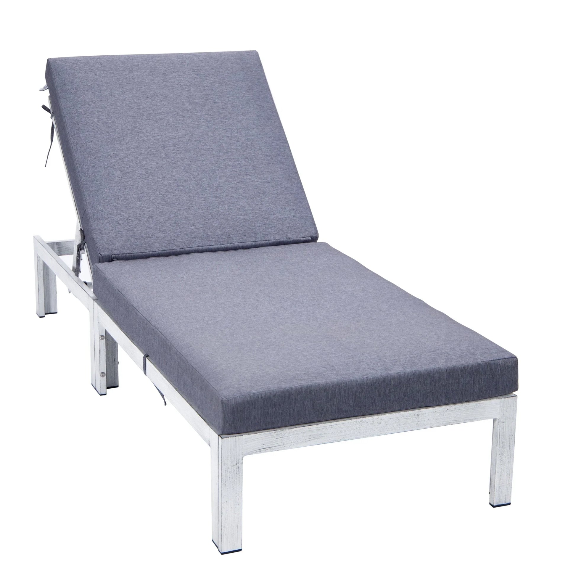 Chelsea Aluminum Outdoor Chaise Lounge Chair with Removable Cushions - Elax Furniture