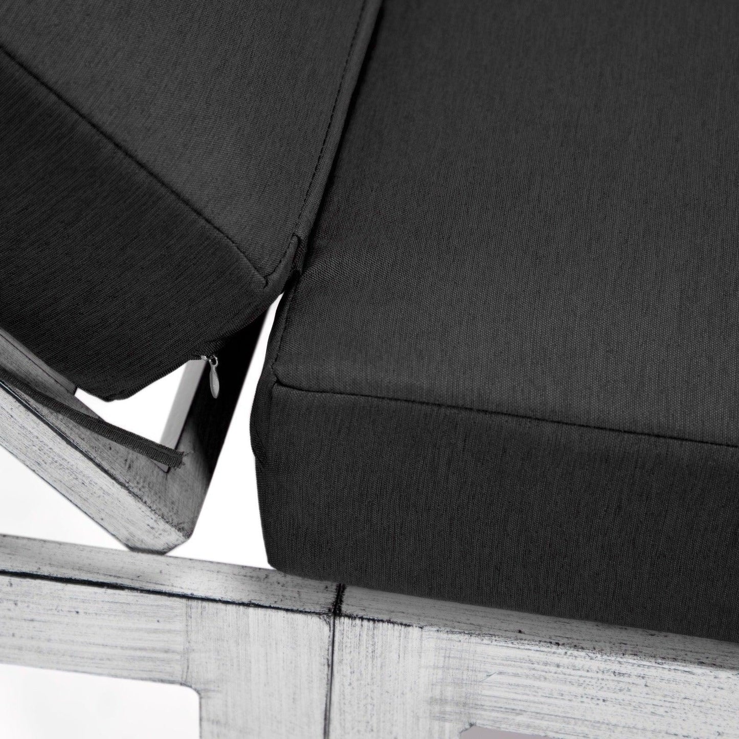 Chelsea Modern Outdoor Weathered Grey Chaise Lounge Chair With Cushions Set of 2 - Elax Furniture