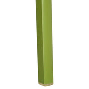 Cornelia Modern ABS Plastic Stackable Dining Chair with Cut-Out Tree Design Solid Green Dining Chair Leisuremod