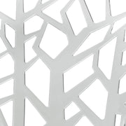 Cornelia Modern ABS Plastic Stackable Dining Chair with Cut-Out Tree Design Clear Dining Chair Leisuremod