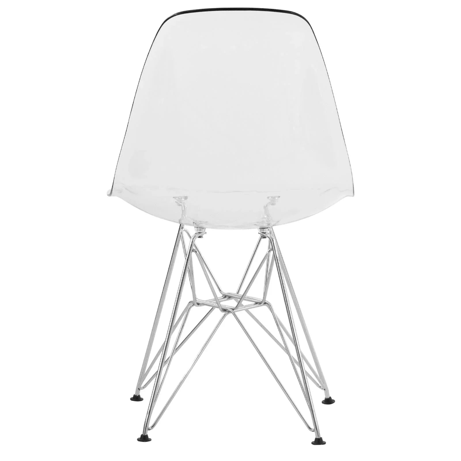 Dover and Cresco Modern Dining Chair Molded Side Chair with Base - Elax Furniture