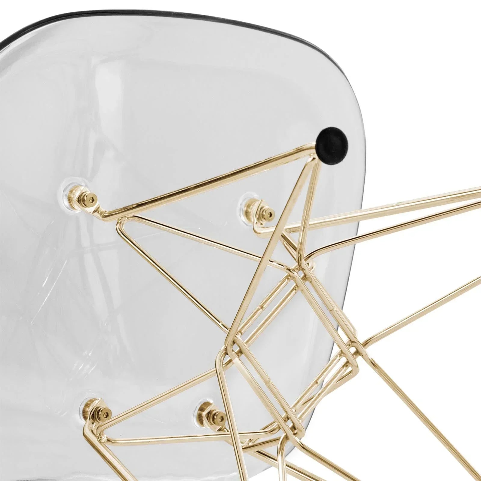 Dover and Cresco Modern Dining Chair Molded Side Chair with Base - Elax Furniture