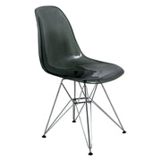 Dover and Cresco Modern Dining Chair Molded Side Chair with Base - Elax Furniture
