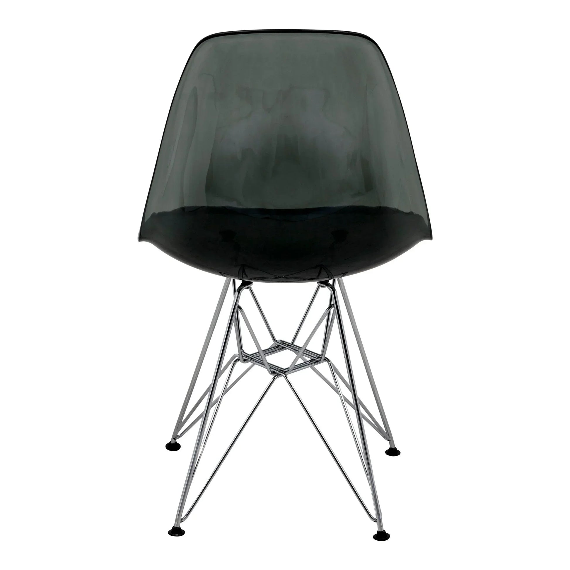 Dover and Cresco Modern Dining Chair Molded Side Chair with Base - Elax Furniture