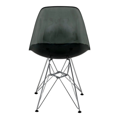 Dover and Cresco Modern Dining Chair Molded Side Chair with Base - Elax Furniture