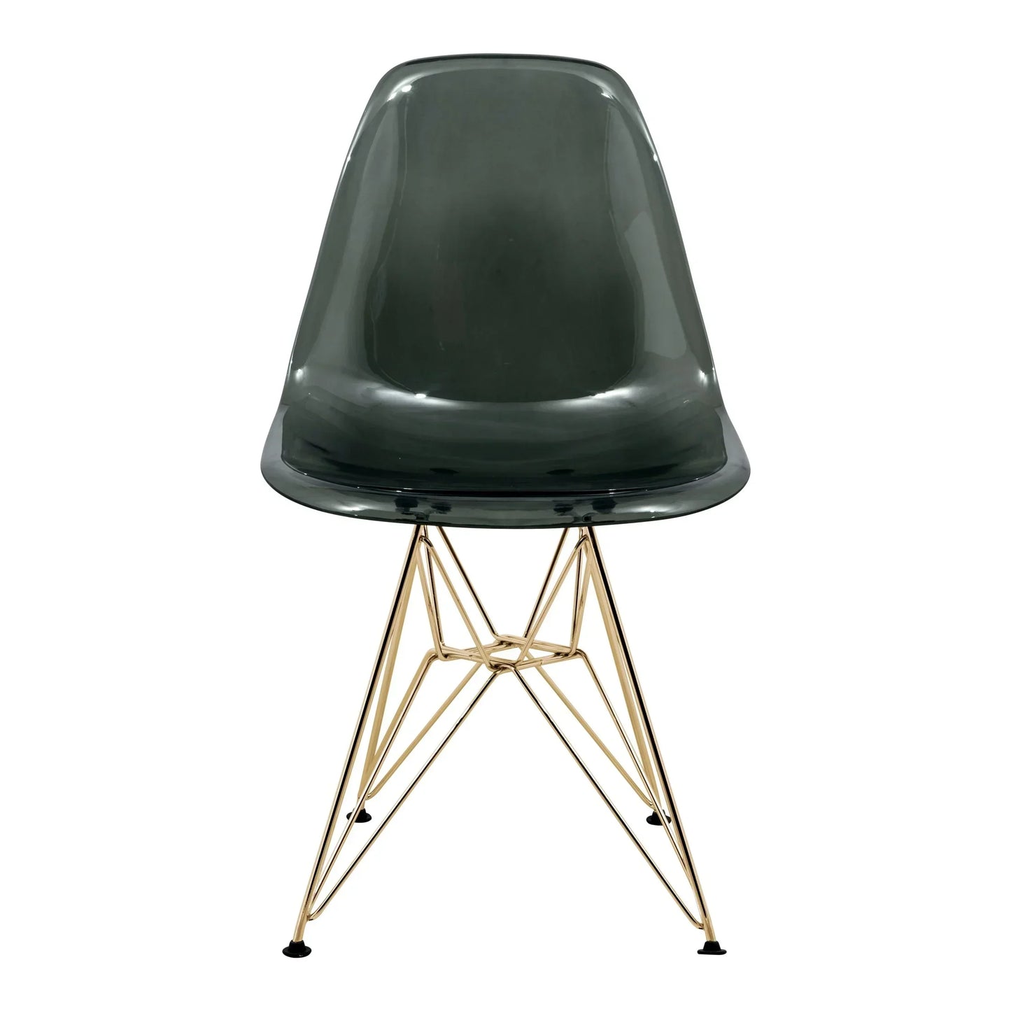 Dover and Cresco Modern Dining Chair Molded Side Chair with Base - Elax Furniture