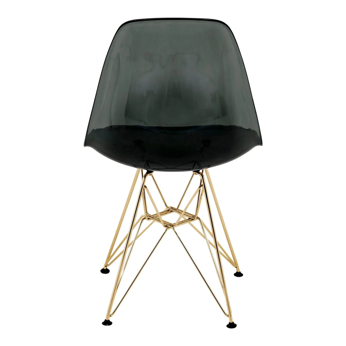 Dover and Cresco Modern Dining Chair Molded Side Chair with Base - Elax Furniture
