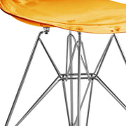 Dover and Cresco Modern Dining Chair Molded Side Chair with Base - Elax Furniture