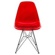 Dover and Cresco Modern Dining Chair Molded Side Chair with Base - Elax Furniture