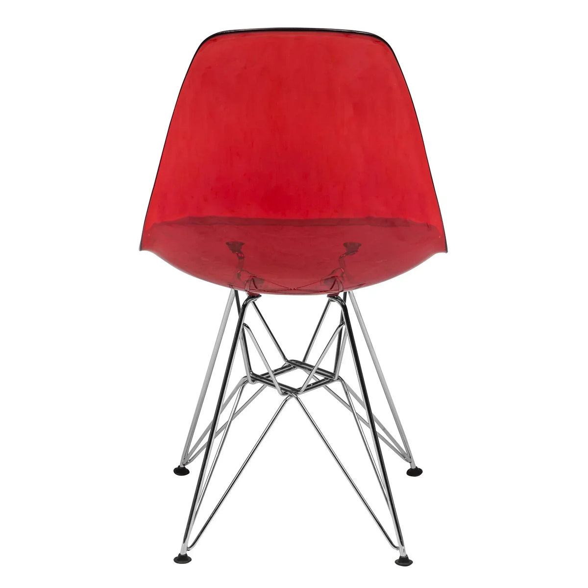 Dover and Cresco Modern Dining Chair Molded Side Chair with Base - Elax Furniture