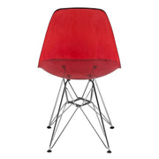 Dover and Cresco Modern Dining Chair Molded Side Chair with Base - Elax Furniture