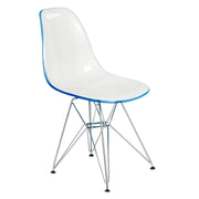 Dover and Cresco Modern Dining Chair Molded Side Chair with Base - Elax Furniture