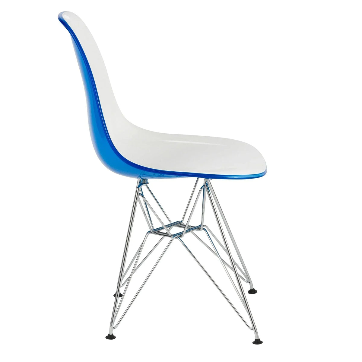 Dover and Cresco Modern Dining Chair Molded Side Chair with Base - Elax Furniture