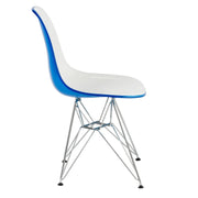 Dover and Cresco Modern Dining Chair Molded Side Chair with Base - Elax Furniture