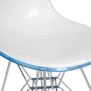 Dover and Cresco Modern Dining Chair Molded Side Chair with Base - Elax Furniture