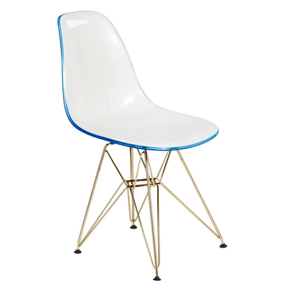 Dover and Cresco Modern Dining Chair Molded Side Chair with Base - Elax Furniture
