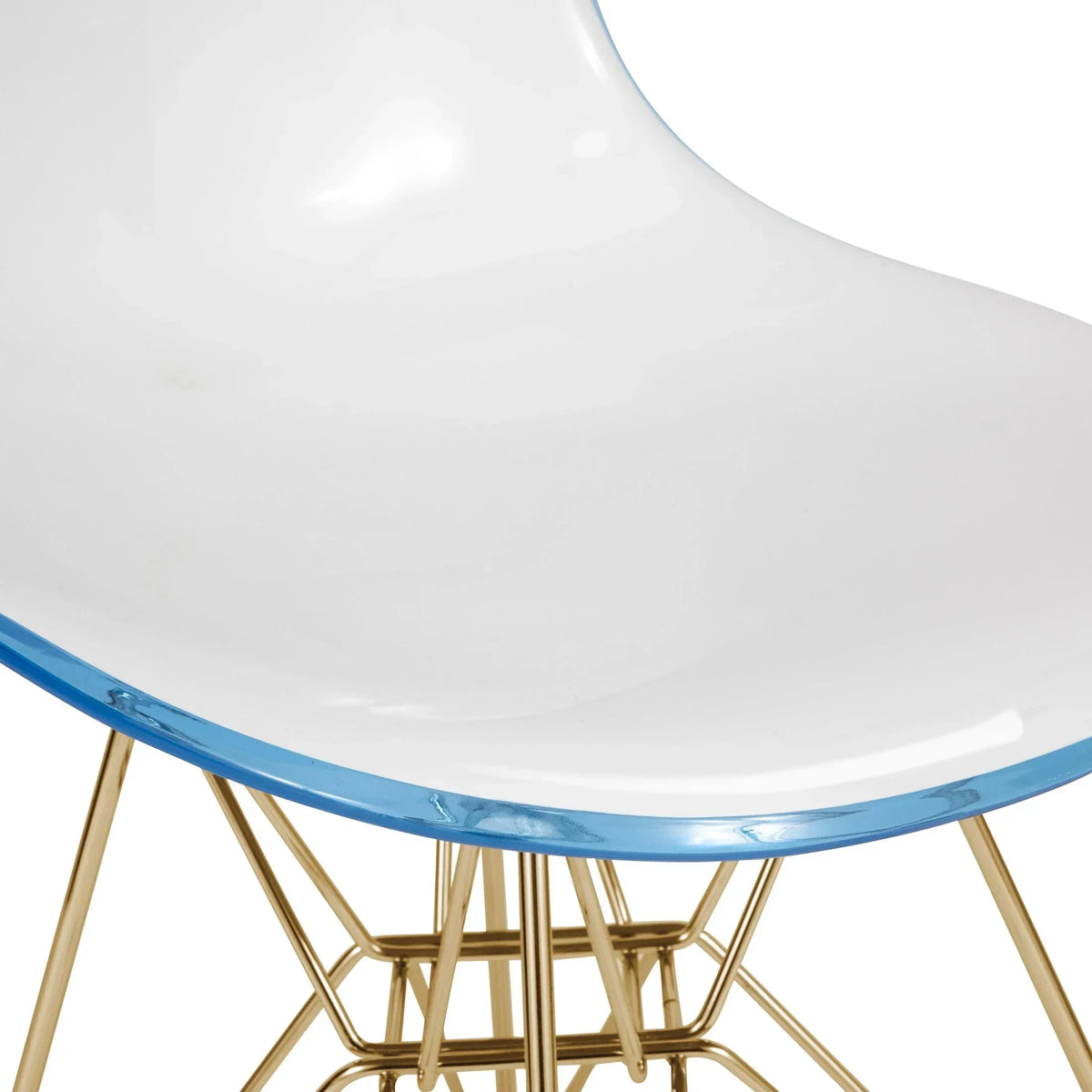 Dover and Cresco Modern Dining Chair Molded Side Chair with Base - Elax Furniture
