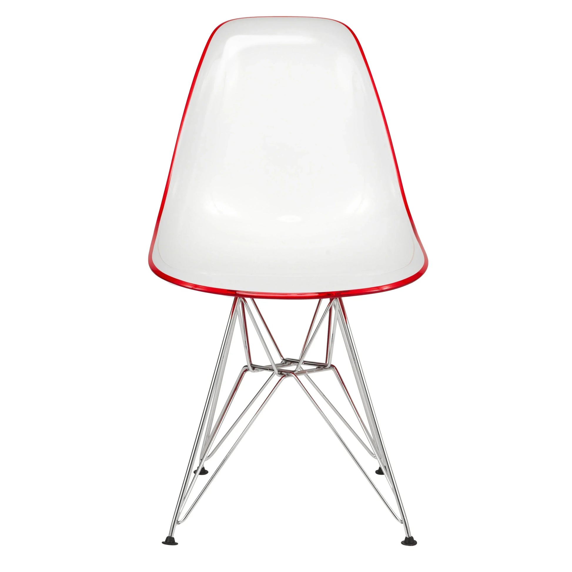 Dover and Cresco Modern Dining Chair Molded Side Chair with Base - Elax Furniture