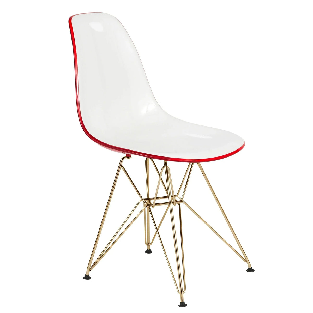 Dover and Cresco Modern Dining Chair Molded Side Chair with Base - Elax Furniture