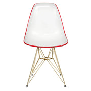 Dover and Cresco Modern Dining Chair Molded Side Chair with Base - Elax Furniture