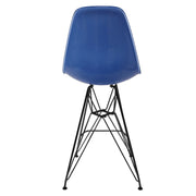 Cresco Modern Acrylic Barstool in Chrome Base for Kitchen and Dining Room - Elax Furniture