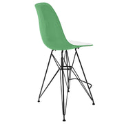 Cresco Modern Acrylic Barstool in Chrome Base for Kitchen and Dining Room - Elax Furniture
