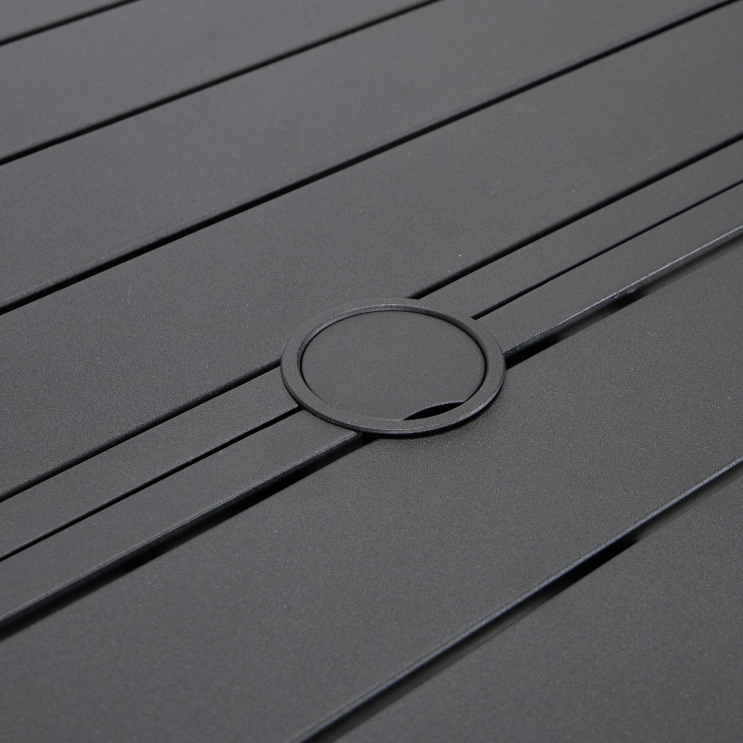 Chelsea 48" Round Outdoor Aluminum Dining Table for Patio - Elax Furniture