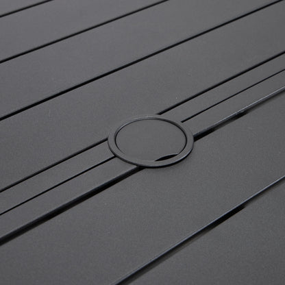 Chelsea 48" Round Outdoor Aluminum Dining Table for Patio - Elax Furniture