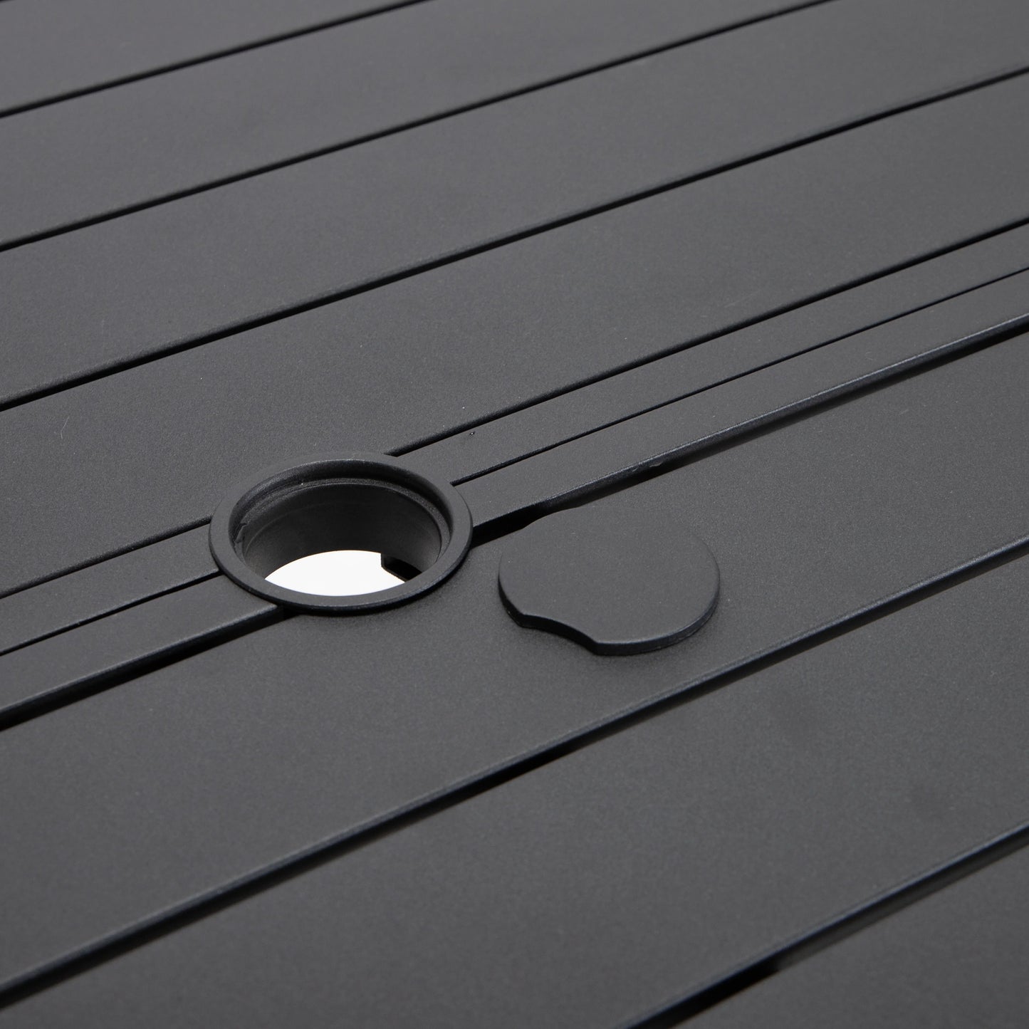 Chelsea 48" Round Outdoor Aluminum Dining Table for Patio - Elax Furniture