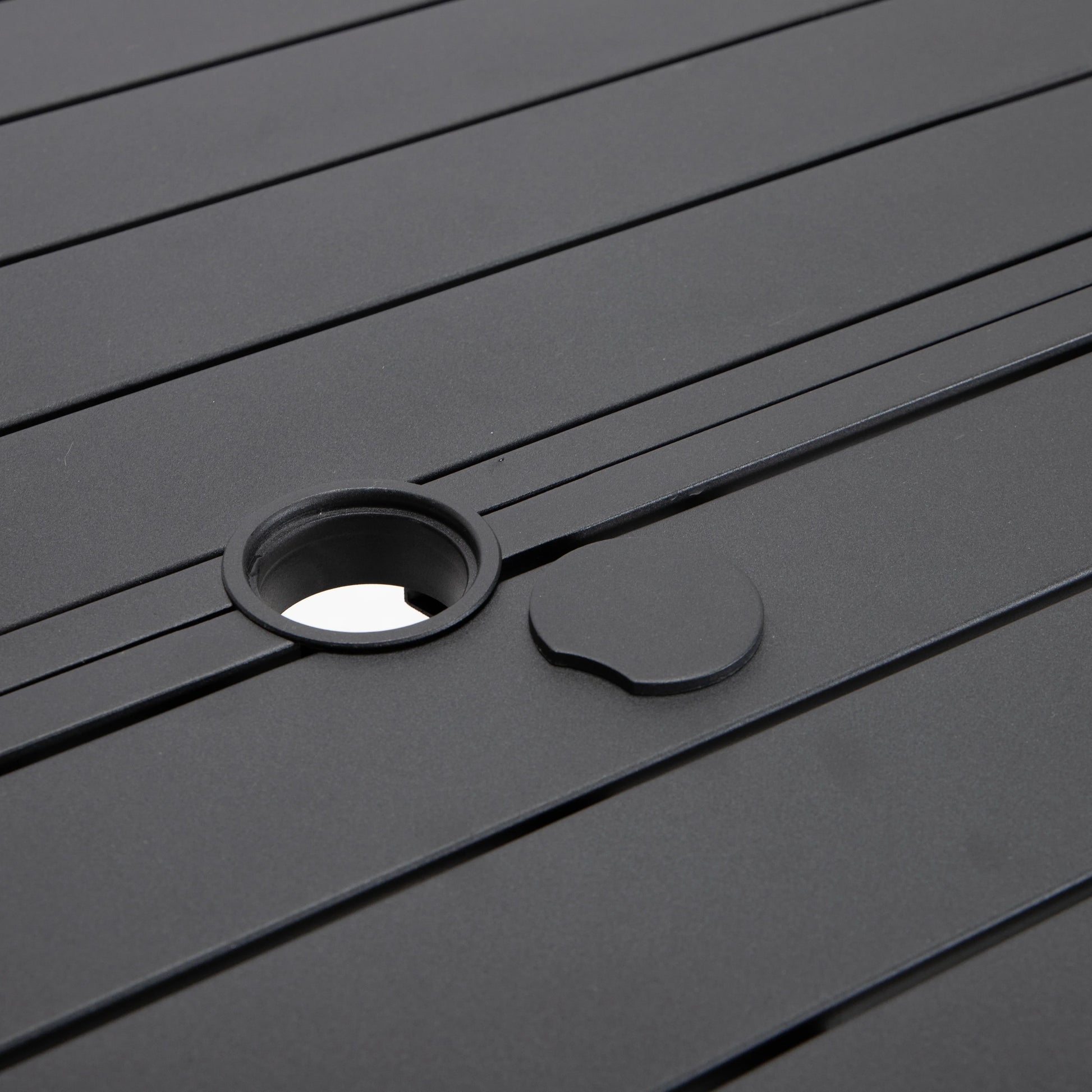 Chelsea 48" Round Outdoor Aluminum Dining Table for Patio - Elax Furniture