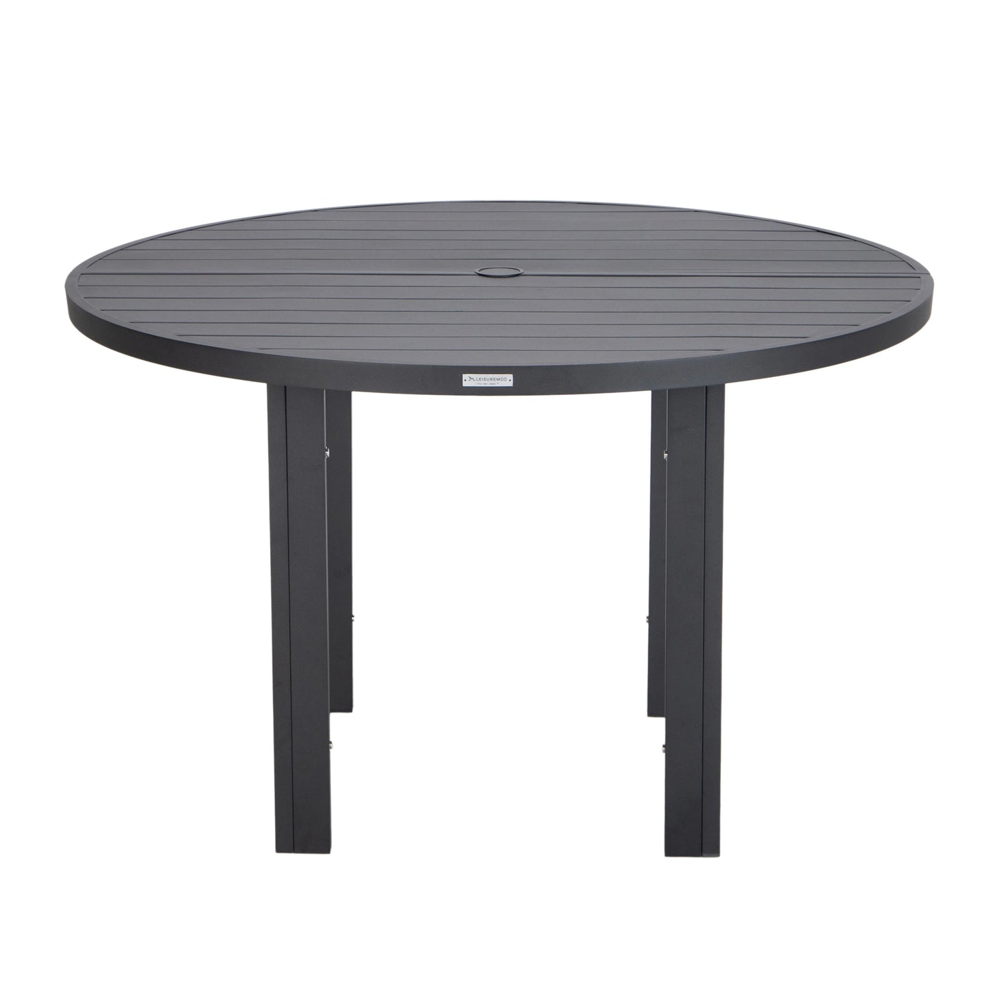 Chelsea 48" Round Outdoor Aluminum Dining Table for Patio - Elax Furniture