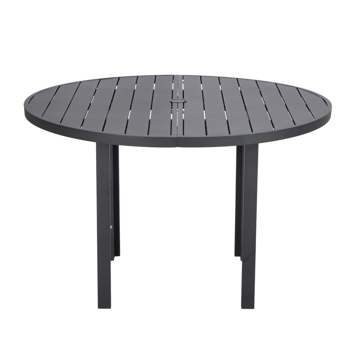 Chelsea 48" Round Outdoor Aluminum Dining Table for Patio - Elax Furniture