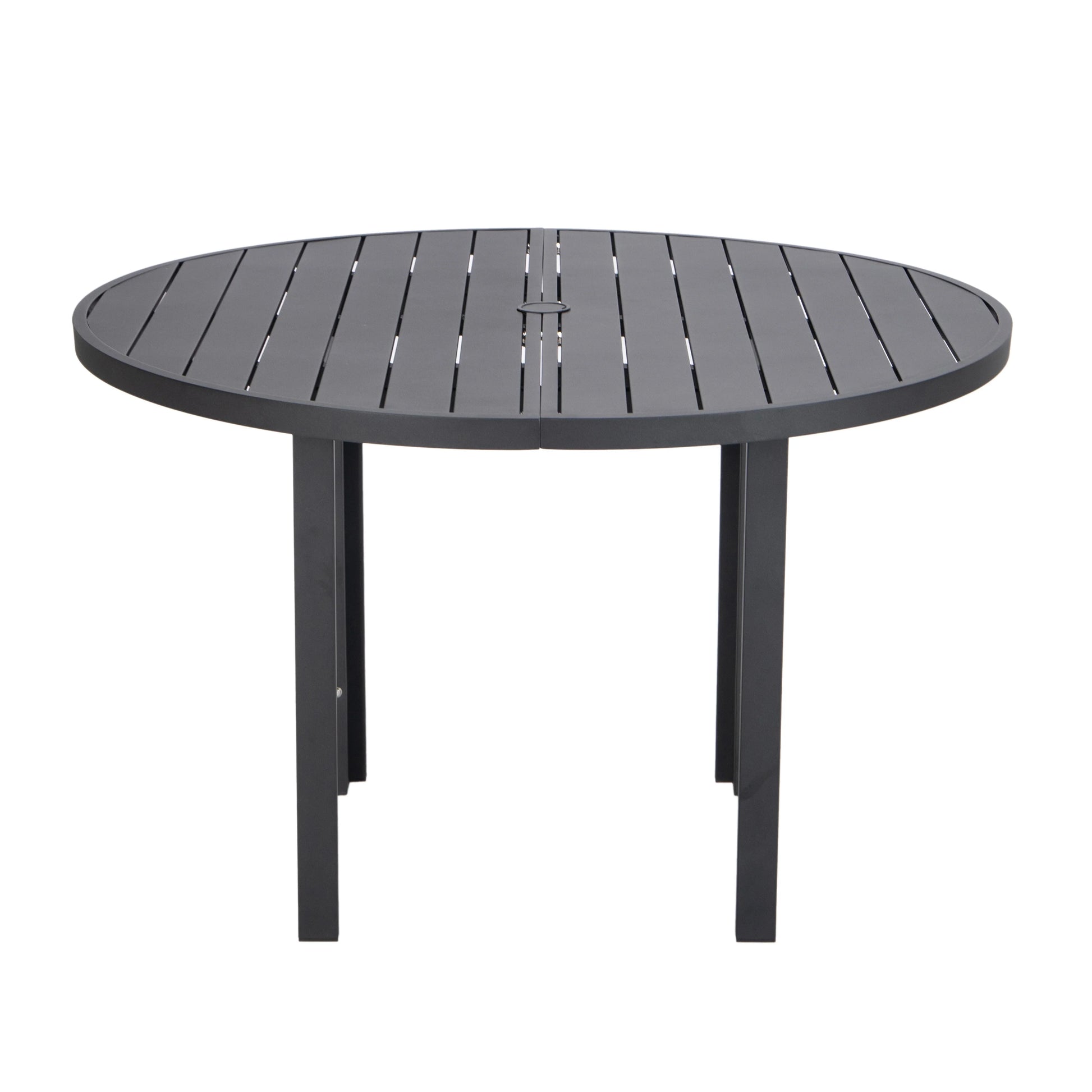 Chelsea 48" Round Outdoor Aluminum Dining Table for Patio - Elax Furniture