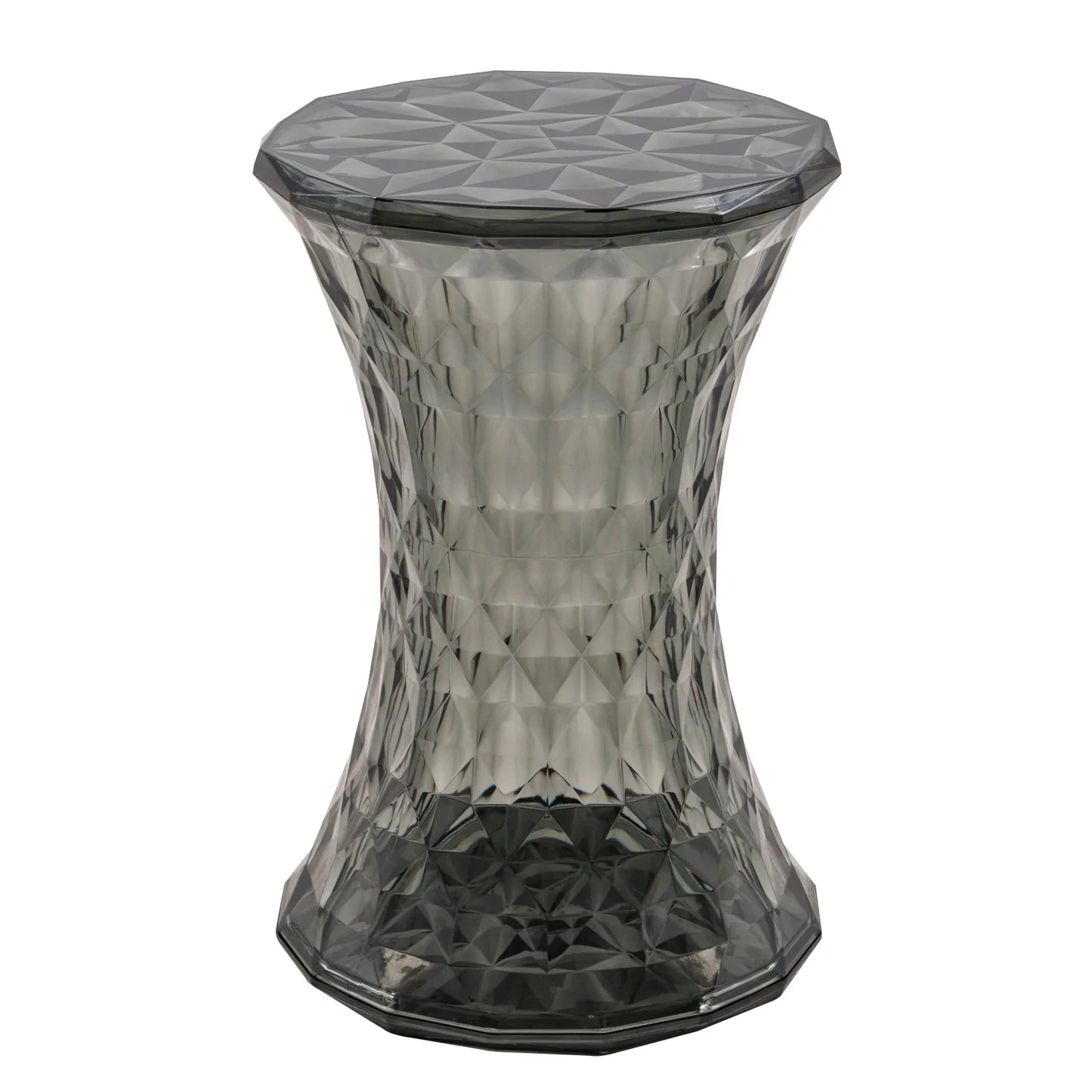 Clio Plastic Side Table with a Diamond Shape Design - Elax Furniture