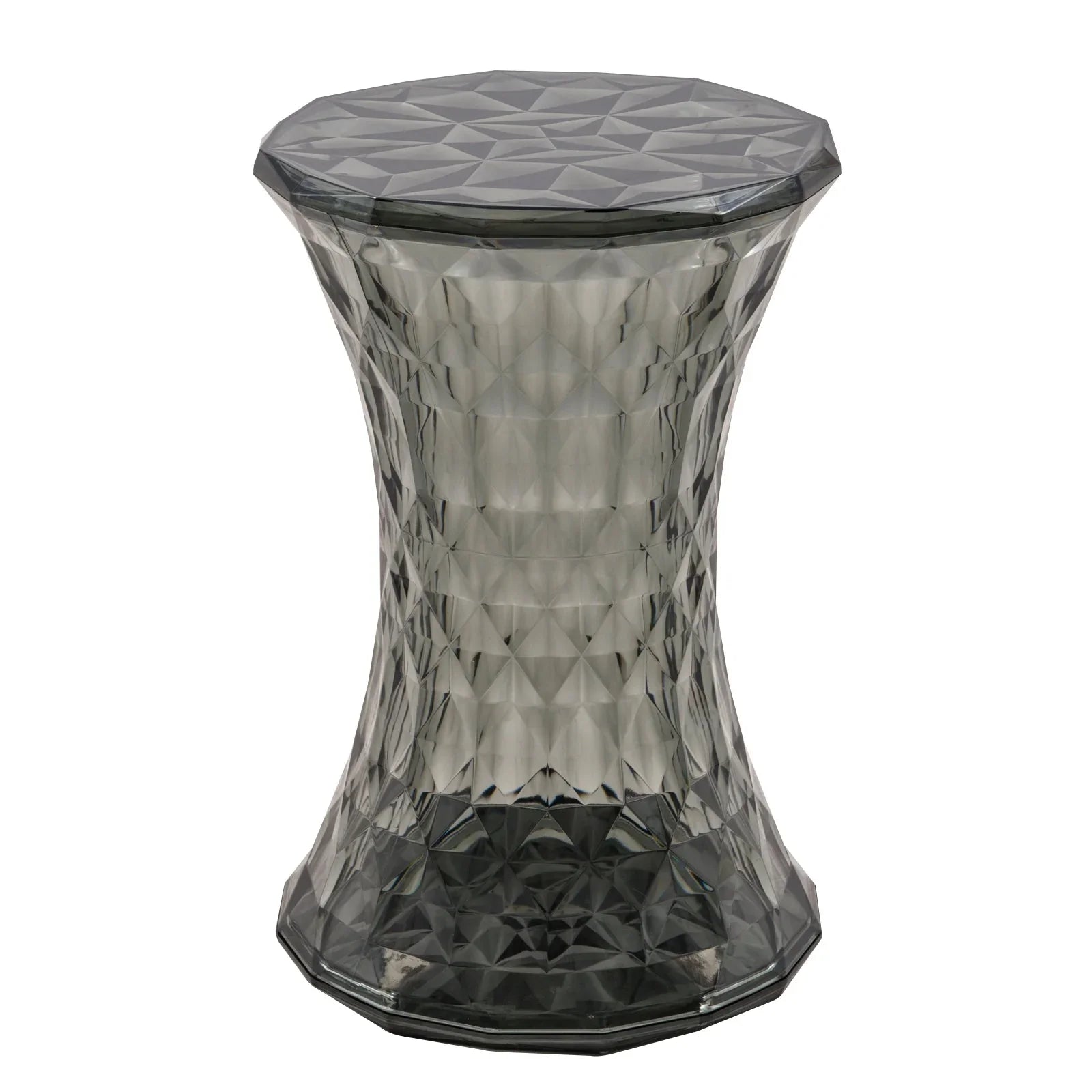 Clio Plastic Side Table with a Diamond Shape Design - Elax Furniture
