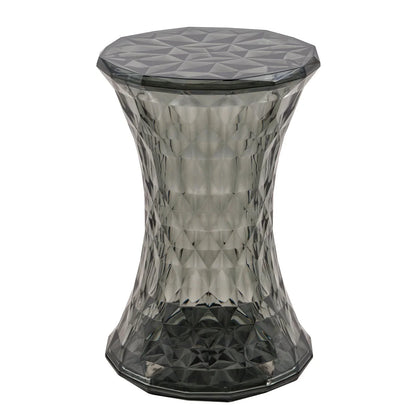 Clio Plastic Side Table with a Diamond Shape Design - Elax Furniture
