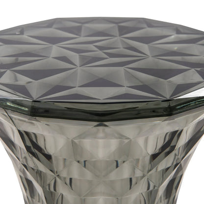 Clio Plastic Side Table with a Diamond Shape Design - Elax Furniture
