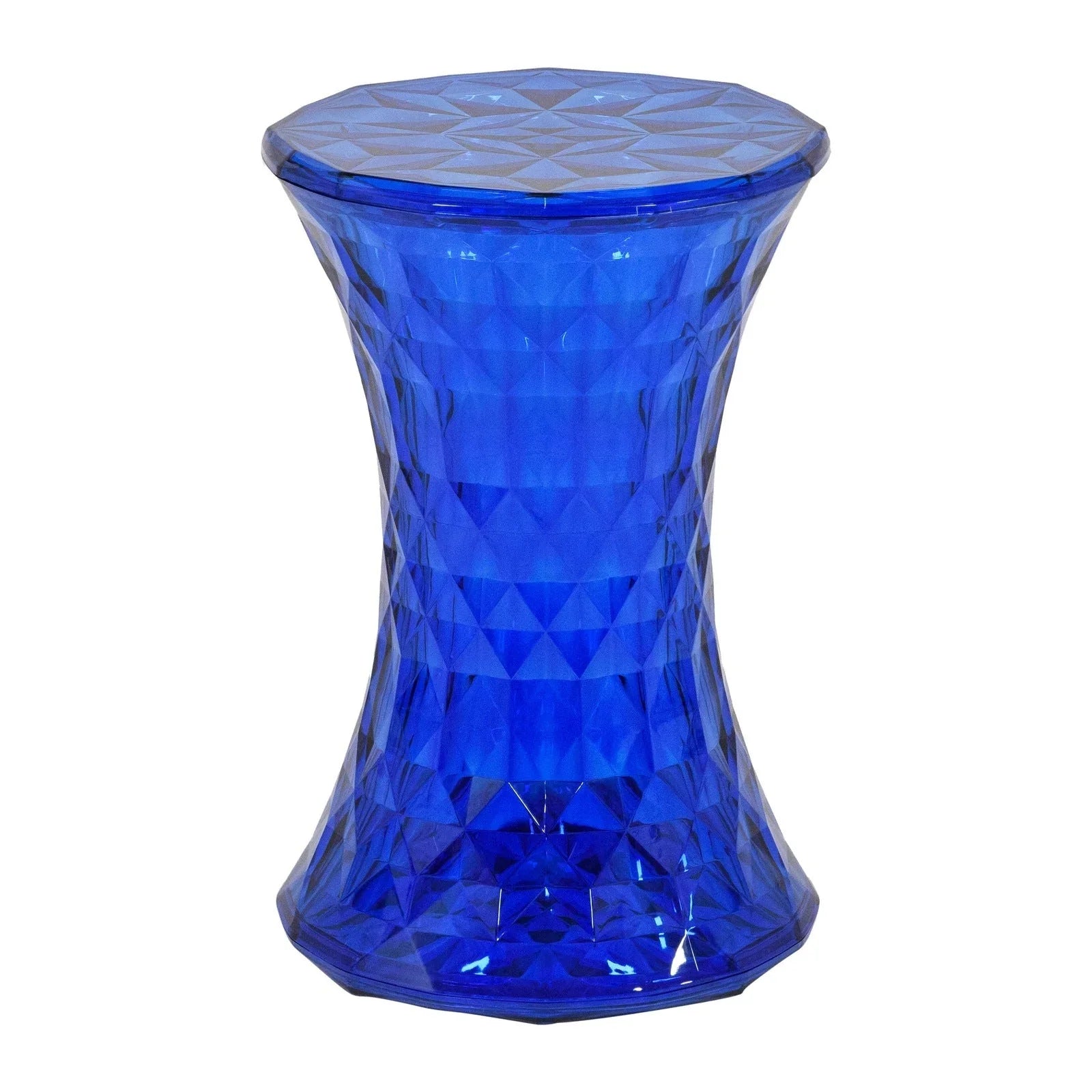 Clio Plastic Side Table with a Diamond Shape Design - Elax Furniture