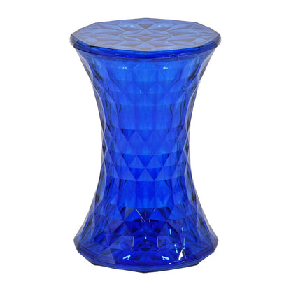 Clio Plastic Side Table with a Diamond Shape Design - Elax Furniture