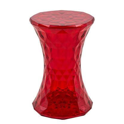 Clio Plastic Side Table with a Diamond Shape Design - Elax Furniture