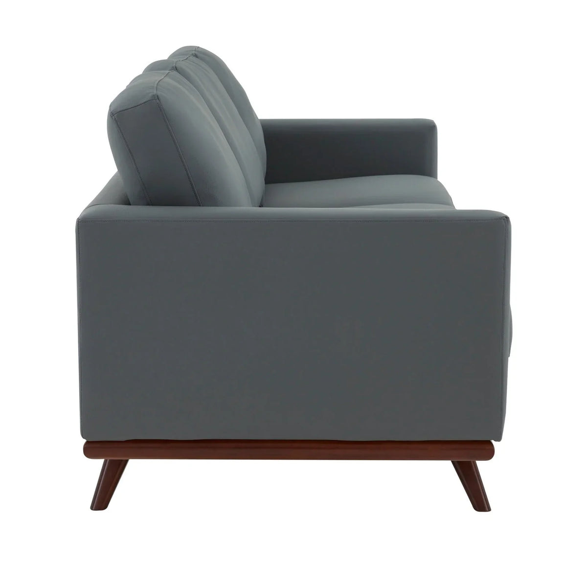 Chester 3-Seater Leather Full Size Sofa in Birch Wood Base - Elax Furniture
