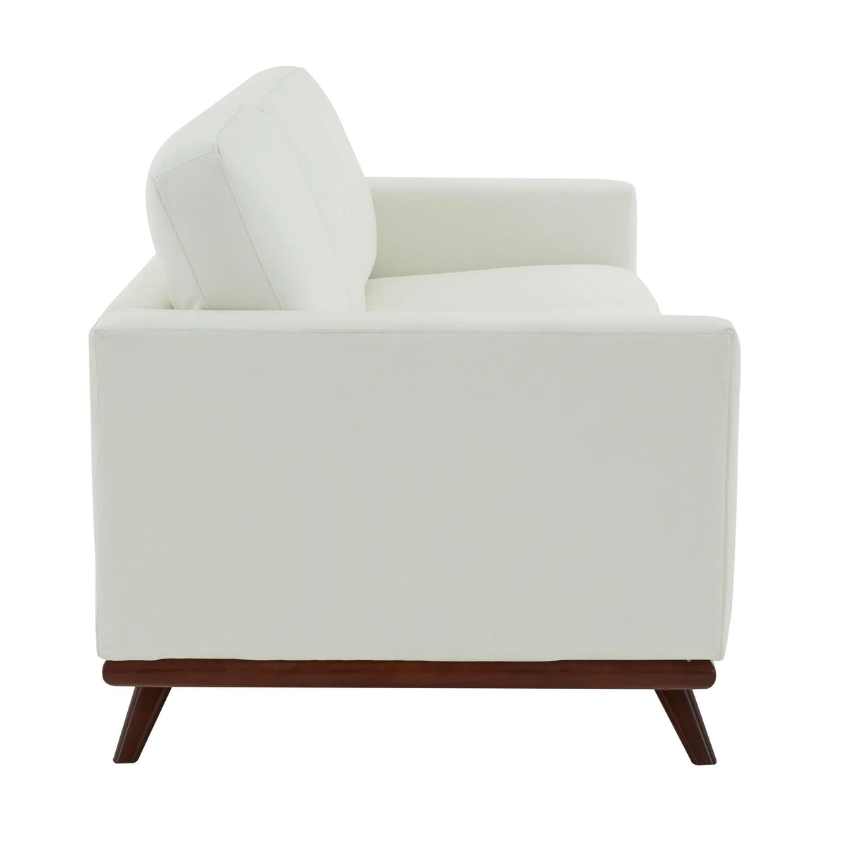 Chester 3-Seater Leather Full Size Sofa in Birch Wood Base - Elax Furniture