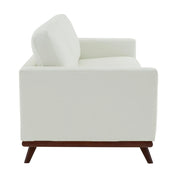 Chester 3-Seater Leather Full Size Sofa in Birch Wood Base - Elax Furniture